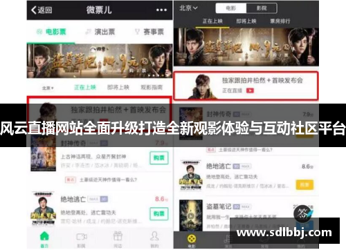 风云直播网站全面升级打造全新观影体验与互动社区平台